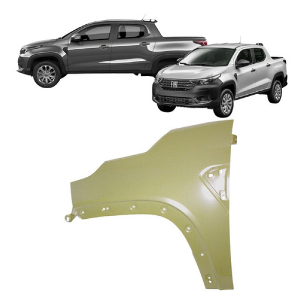 Paralama Fiat Strada Freedom 2020 2021 22 2023 2024 2025 Le