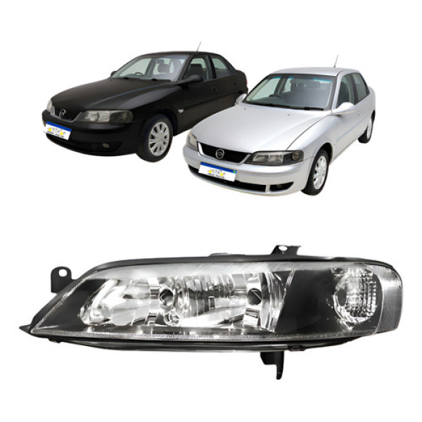 Farol Mascara Negra Manual Astra 1999 A 2005 Esquerdo Novo Esquerdo/motorista