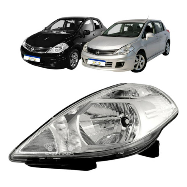 Farol Esquerdo Nissan Tiida 2008 2009 2010 2011 A 2013 S Sl