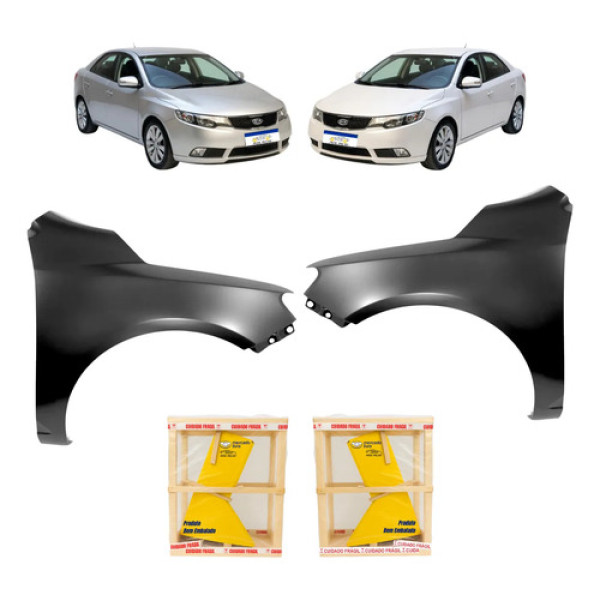 Par Paralama Kia Cerato 2009 2010 2011 2012