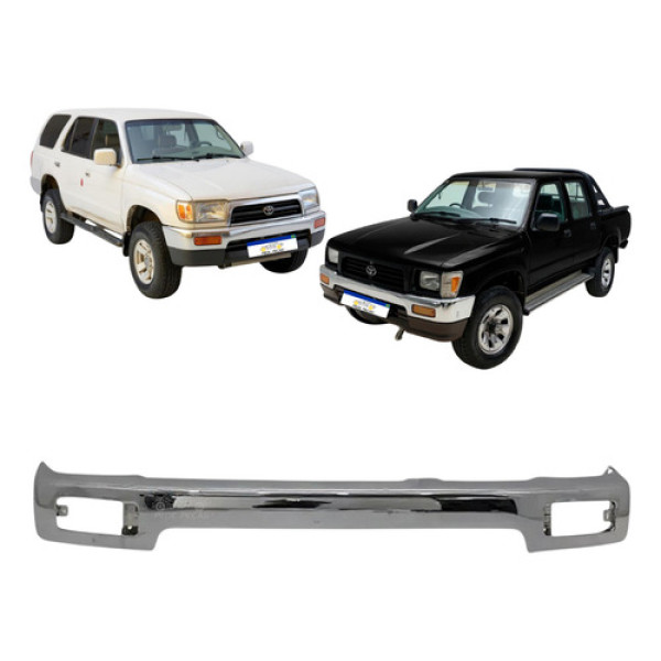 Parachoque Dianteiro Cromado Toyota Hilux Sw4 1996 A 1999