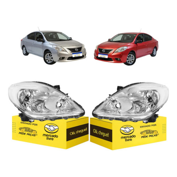 Sinaleira Nissan Versa 2011 2012 2013 2014 Par Ambos Lados