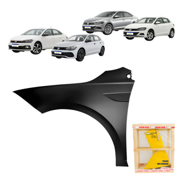 Paralama Vw Polo Track Virtus Gts Tsi 2017 A 2026 Novo Le