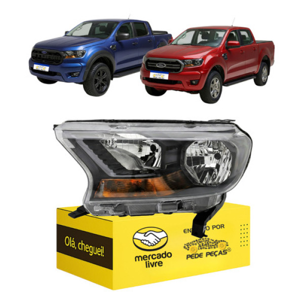 Farol Ranger 2017 2018 2019 2020 21 22 2023 Xls Xl Storm L.e Esquerdo/motorista
