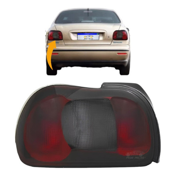 Lanterna Fiat Marea Sedan Fume 1998 1999 2000 2001 Novo Le