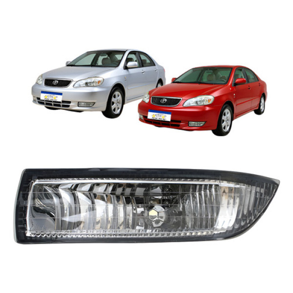 Farol Milha Corolla 2002 A 2004 Fielder 2005 A 2008 Esquerdo Cristal Esquerdo/motorista