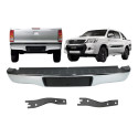 Parachoque Traseiro Hilux 2005 2013 2014 2015 Cromado Sr Srv