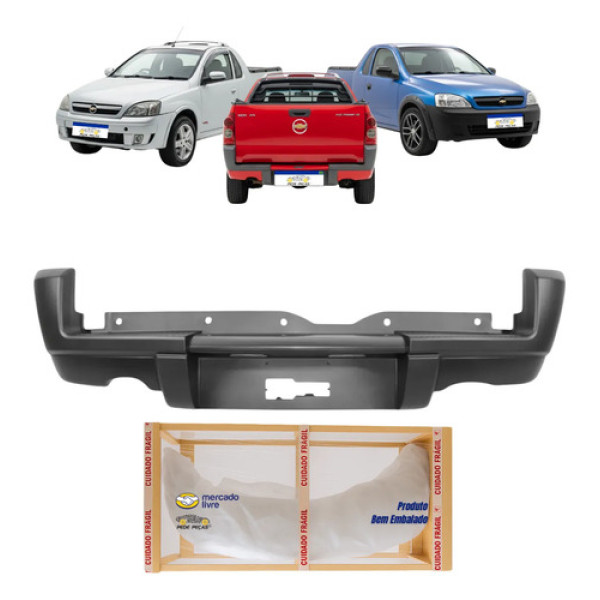 Parachoque Traseiro Chevrolet Montana 2004 05 06 07 A 2010