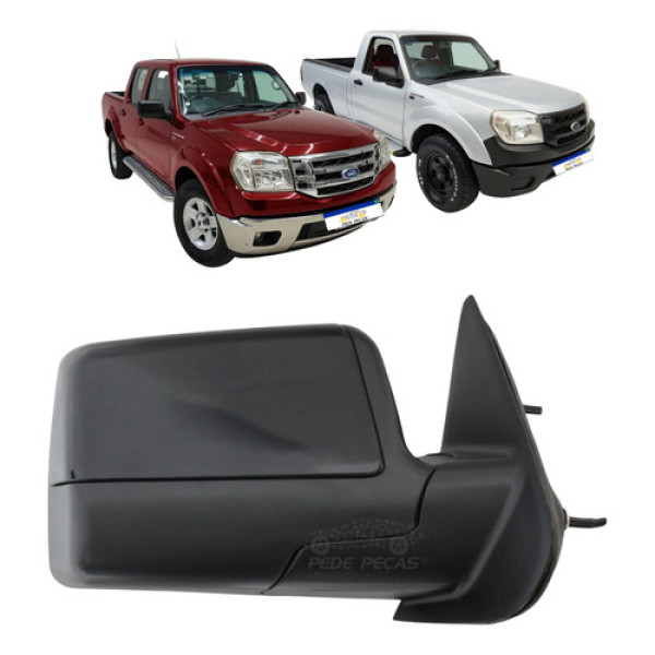 Retrovisor Ld Ford Ranger 2009 2010 2011 2012 Fixo Manual  