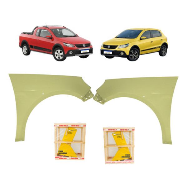 Par Paralama Gol Rallye Saveiro Cross G5 2009 2010 2011 2012