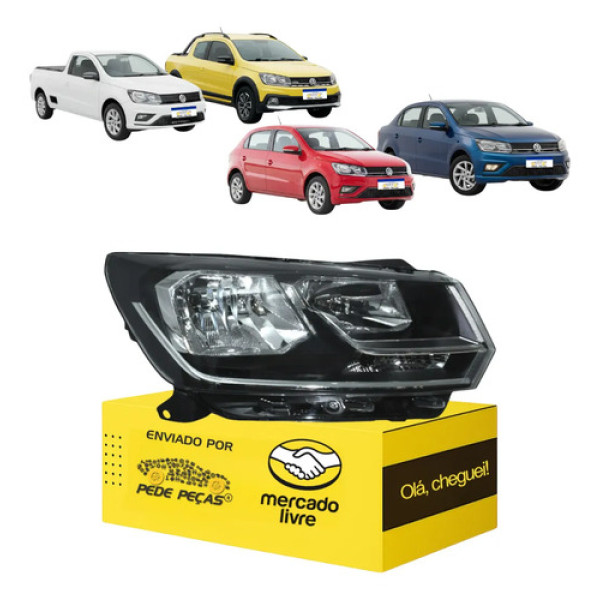 Farol Sinaleira Gol Voyage G8 Saveiro G7 2017 A 21 22 23 Ld Direito/passageiro