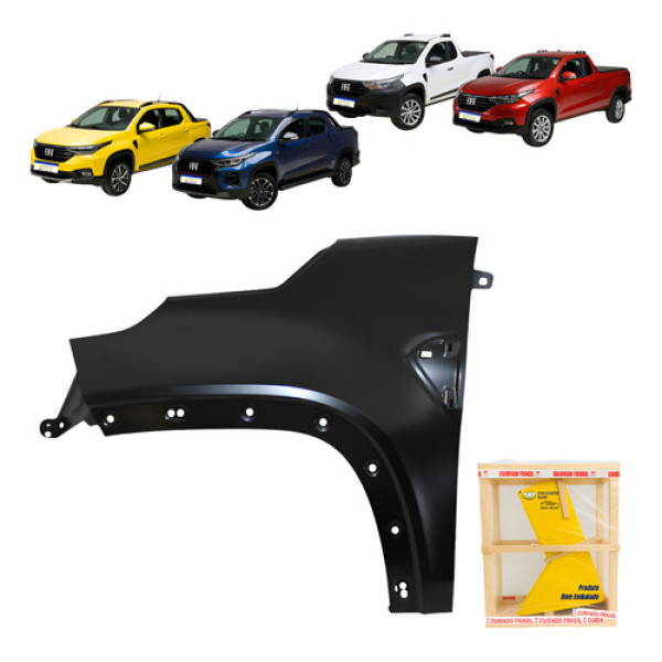 Paralama Strada 2021 2022 2023 2024 2025 2026 L.e Preto