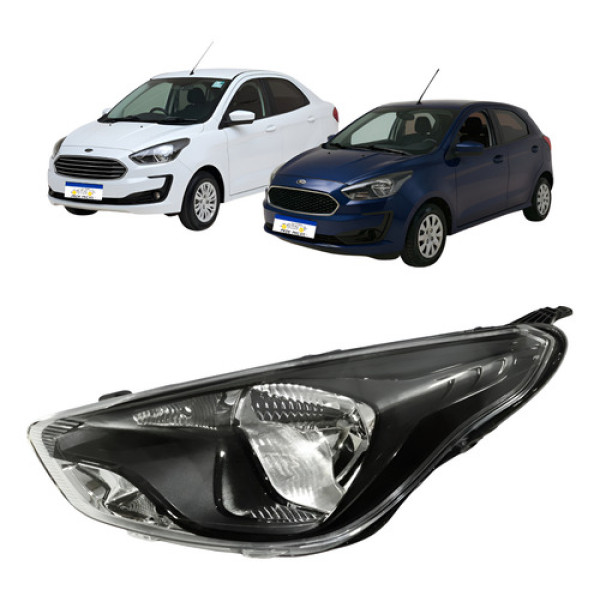 Farol Ford Ka 2015 2016 2017 2018 Mascara Negra Novo Le Esquerdo Farol Ford Ka 2015 2016 2017 2018 Mascara Negra Novo Le Esquerdo