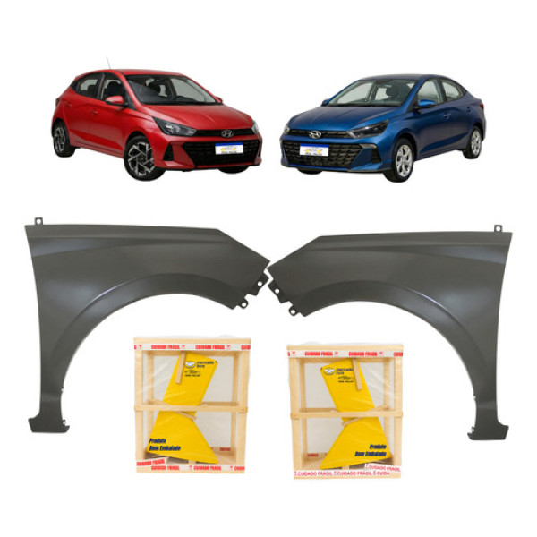 Par Paralama Hb20 Hatch Sedan 2023 2024 2025 2026 Novo