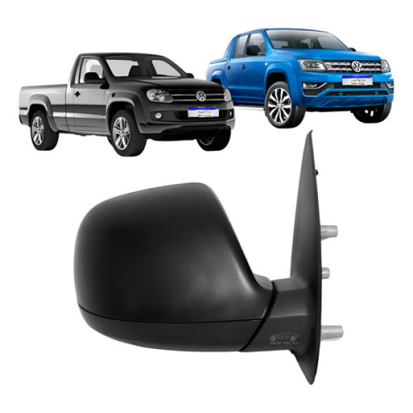 Retrovisor Volkswagen Amarok Preto 2010 A 2024 Elétrico Ld