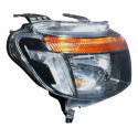 Farol Ford Ranger 2013 A 2016 Foco Duplo Mascara Negra