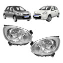 Farol Nissan March Sv 2011 2012 2013 2014 Cromado Novo