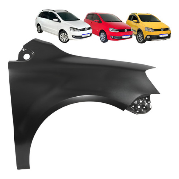 Paralama Vw Fox Spacefox Crossfox 2011 2012 2013 2014 Ld Direito Passageiro