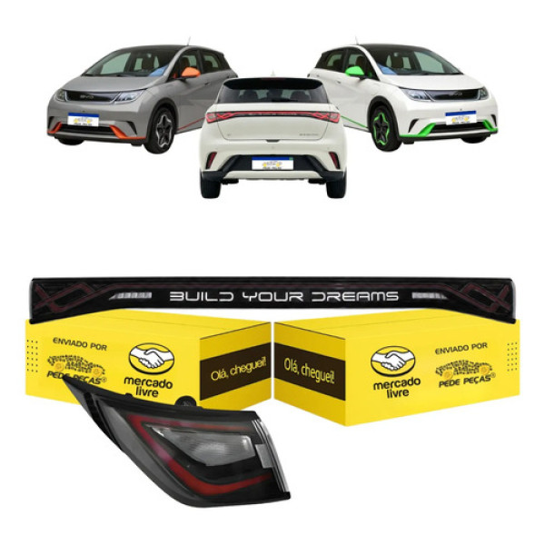 Par Lanterna Central Canto Byd Dolphin 2023 24 25 2026 Le Esquerdo/motorista