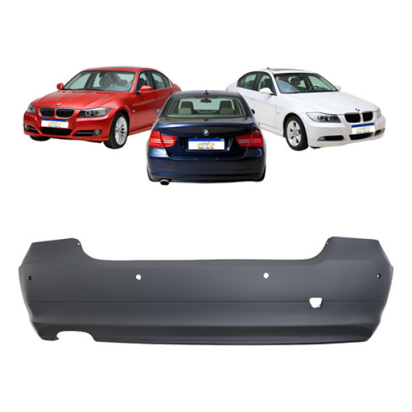 Parachoque Traseiro Bmw Serie 3 2009 A 2012 Nova Com Furo