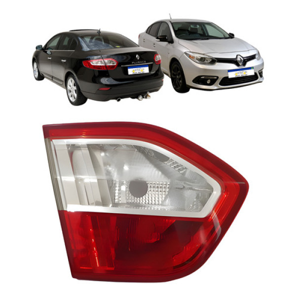 Lanterna Esquerda Renault Fluence 2011 A 2016 Tampa Sem Led