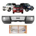 Parachoque Dianteiro Pajero Full 2003 2004 2005 2006 2007 Preto Liso Para Pintura