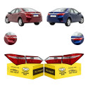 Jogo Lanterna Traseira Toyota Corolla 2015 2016 2017 S/led Ambos Lados
