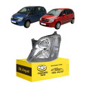 Farol Esquerdo Meriva 2003 04 05 06 07 08 09 10 11 12 Cinza Esquerdo/motorista