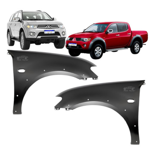 Paralama L200 Triton Pajero Dakar 2008 2009 2010 A 2018 Novo