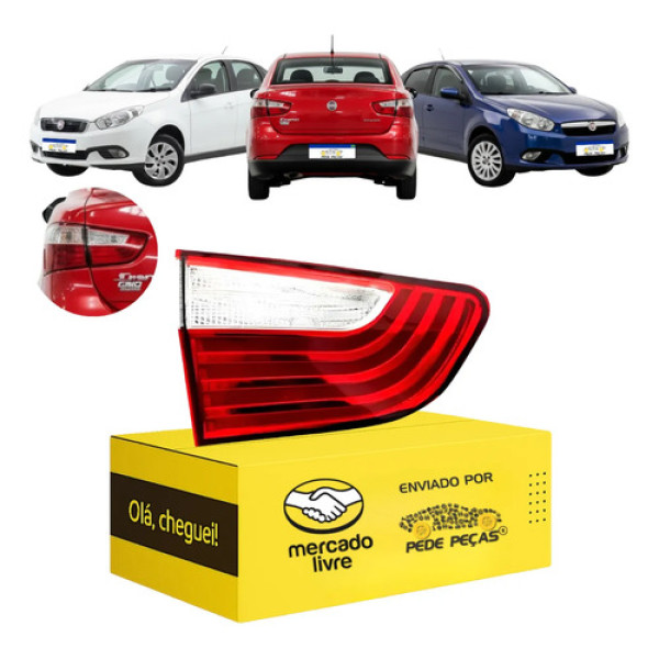 Lanterna Grand Siena Tampa 2012 13 14 15 16 17 18 A 2021 Le Esquerdo/motorista