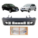 Parachoque Dianteiro Vw Polo 2003 2004 2005 2006 Hatch Sedan Preto