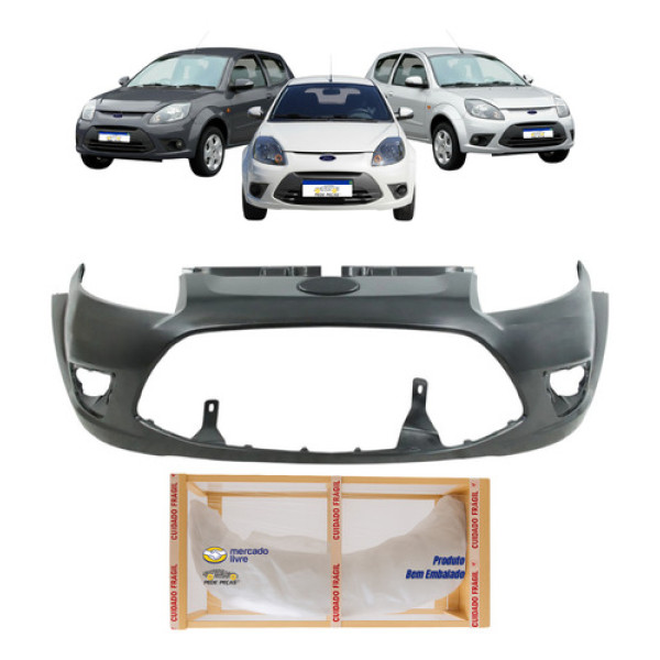 Parachoque Ford Ka 2012 2013 Novo Preto