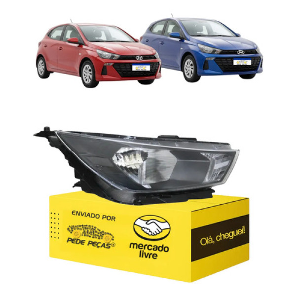 Sinaleira Farol Hb20 Sedan 2024 25 2026 Elétrico Ld Novo Direito/passageiro