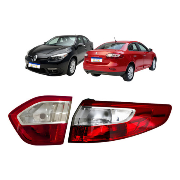 Lanterna Direita Fluence 2011 A 2016 Kit Canto Tampa Novo