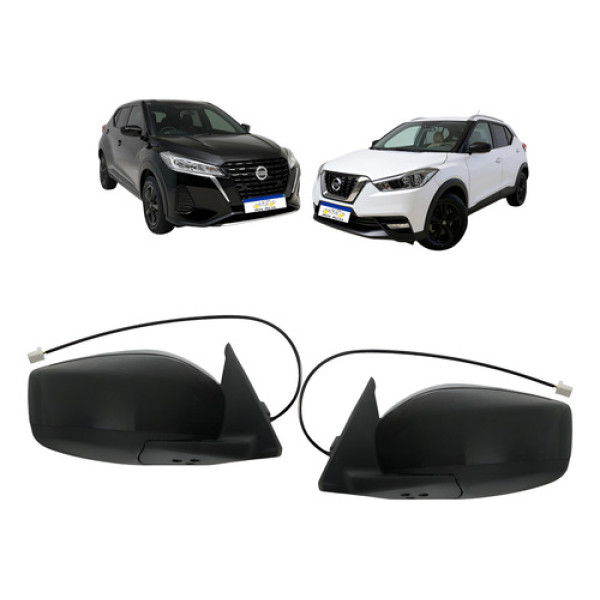Par Retrovisor Nissan Kicks 2017 A 2024 Elétrico S/pisca
