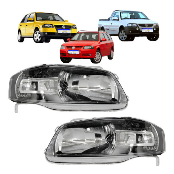 Par Farol Vw Gol Saveiro Parati G4 2006 2007 2008 2009 A 13 Direito