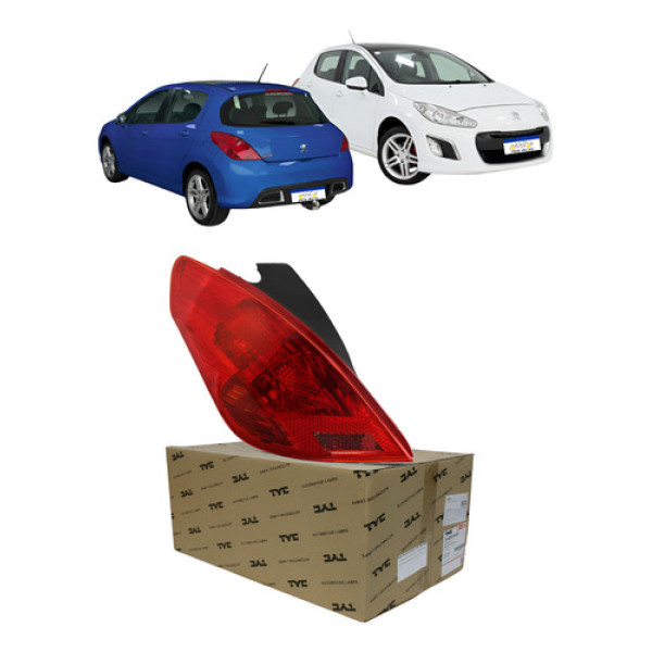 Lanterna 308 2011 A 2015 Sinaleira Traseira S/led Esquerda Esquerdo/motorista Vermelho