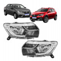 Farol Renault Sandero Logan 2020 2021 2022 2023 2024 Led