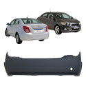 Para-choque Traseiro Sonic Sedan 2012 2013 2014 S/f Sensor