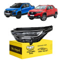 Farol Sinaleira Fiat Strada 2021 22 23 24 25 26 Full Led L.e Esquerdo/motorista