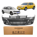 Parachoque Dianteiro Golf 2008 09 A 2013 Original C/ Milha Preto