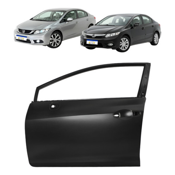 Porta Dianteira Honda Civic G9 2012 2013 2014 2015 2016 L.e - Dianteira - Esquerdo/motorista - Preto Porta Dianteira Honda Civic G9 2012 2013 2014 2015 2016 L.e - Dianteira - Esquerdo/motorista - Preto