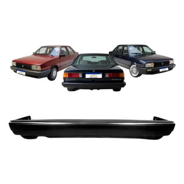 Parachoque Traseiro Santana 1984 1985 1986 1987 1988 A 1990