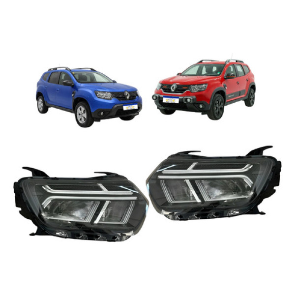 Par Farol Renault Duster 2024 2025 2026 Full Led Ambos Lados