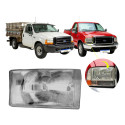Farol Ford Le F250 F350 1998 A 2006 Foco Simples S/pisca  Esquerdo/motorista