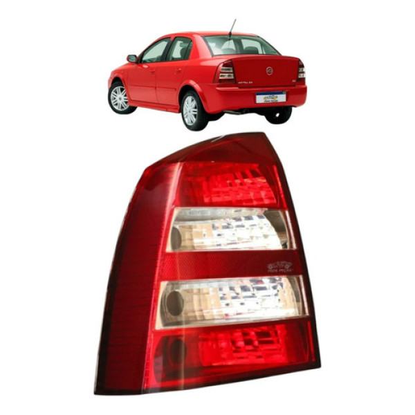 Lanterna Chevrolet Astra 2003 2004 2005 2006 A 2011 Le Novo Esquerdo/motorista Vermelho/bicolor