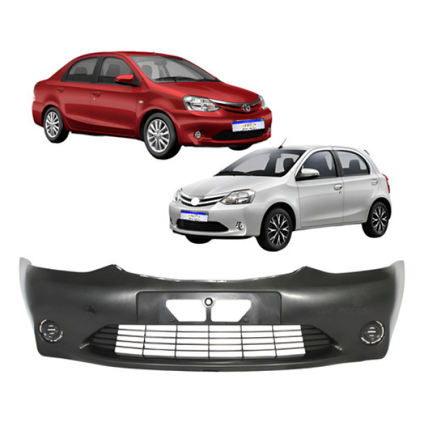 Parachoque Toyota Etios 2012 2013 2014 2015 2016 2017 Novo - Preto