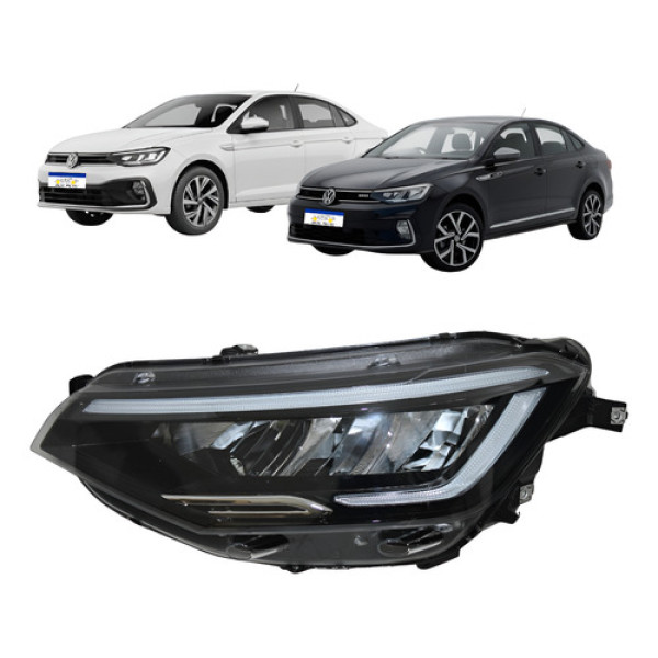 Farol Sinaleira Vw Virtus 2023 2024 2025 2026 Full Led Le Esquerdo/motorista