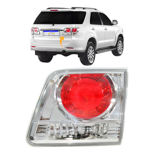Lanterna Toyota Sw4 2012 2013 2014 2015 Traseira Nova L.d Direito Cromado