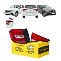 Kit Lanterna Canto Tampa Sandero 2020 2021 2022 C/led Le Esquerdo/motorista Cristal